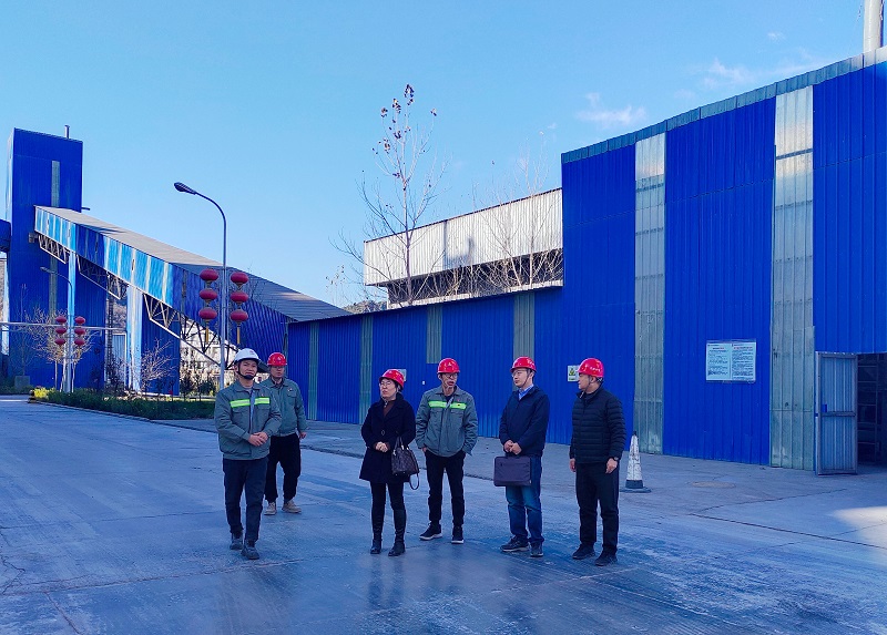 陕西建材科技公司到黄陵公司调研指导工作